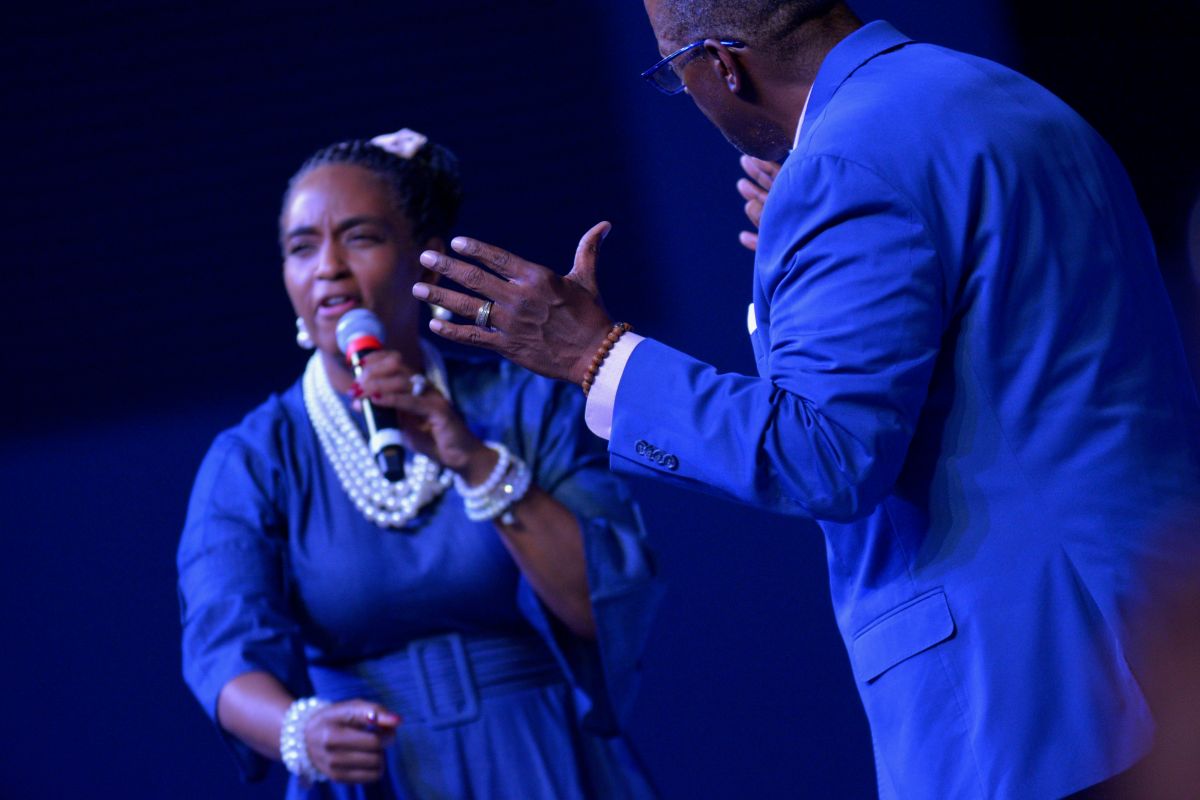 Joel Ylawnda Peebles At The 11th Annual Spirit Of Praise