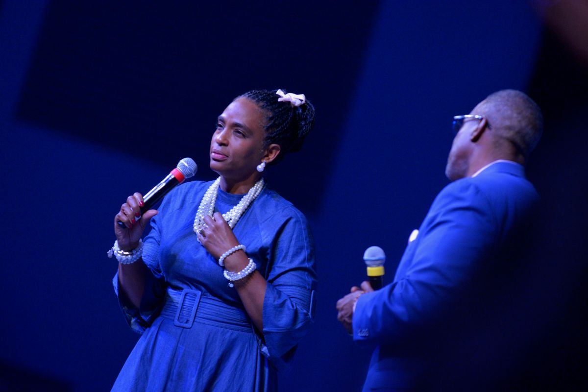 Joel Ylawnda Peebles At The 11th Annual Spirit Of Praise